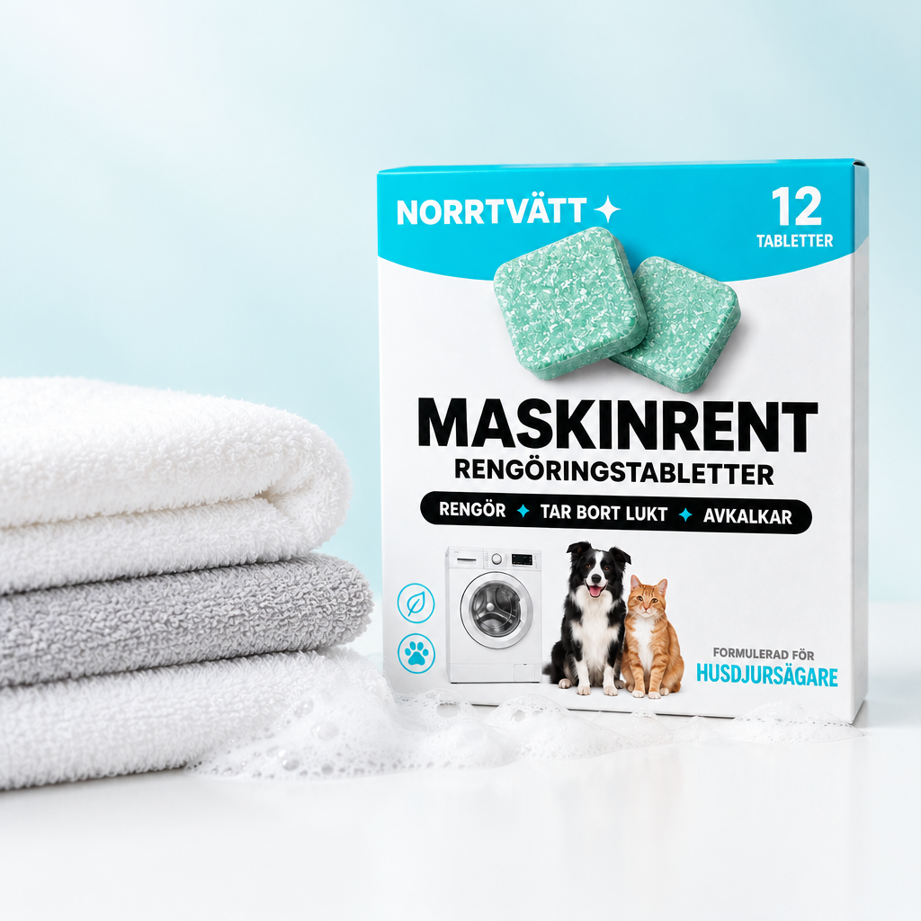 Handduken luktar hund. Fast den precis kommit ur maskinen.